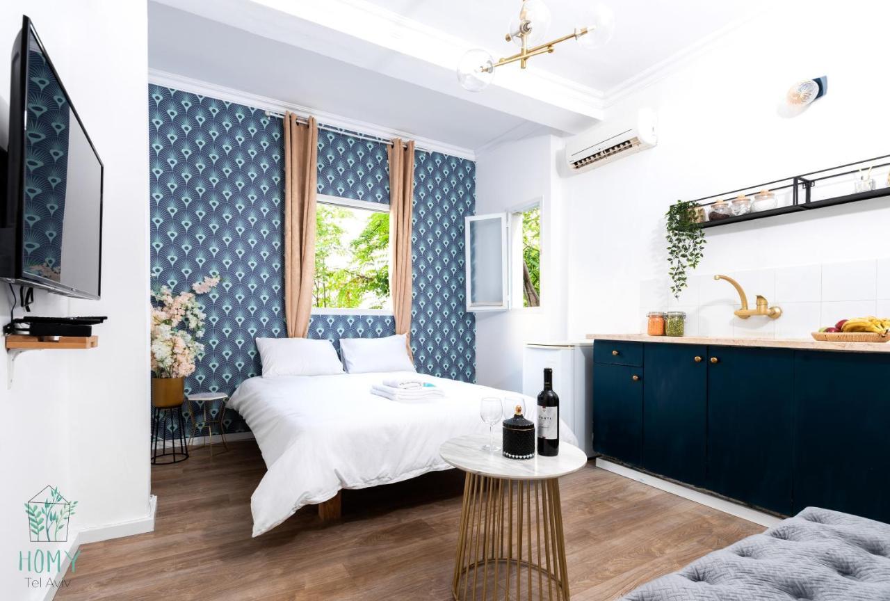 Stylish Studio Apartments On Dizengoff By Homy Tel Aviv Luaran gambar