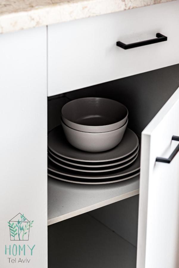 Stylish Studio Apartments On Dizengoff By Homy Tel Aviv Luaran gambar