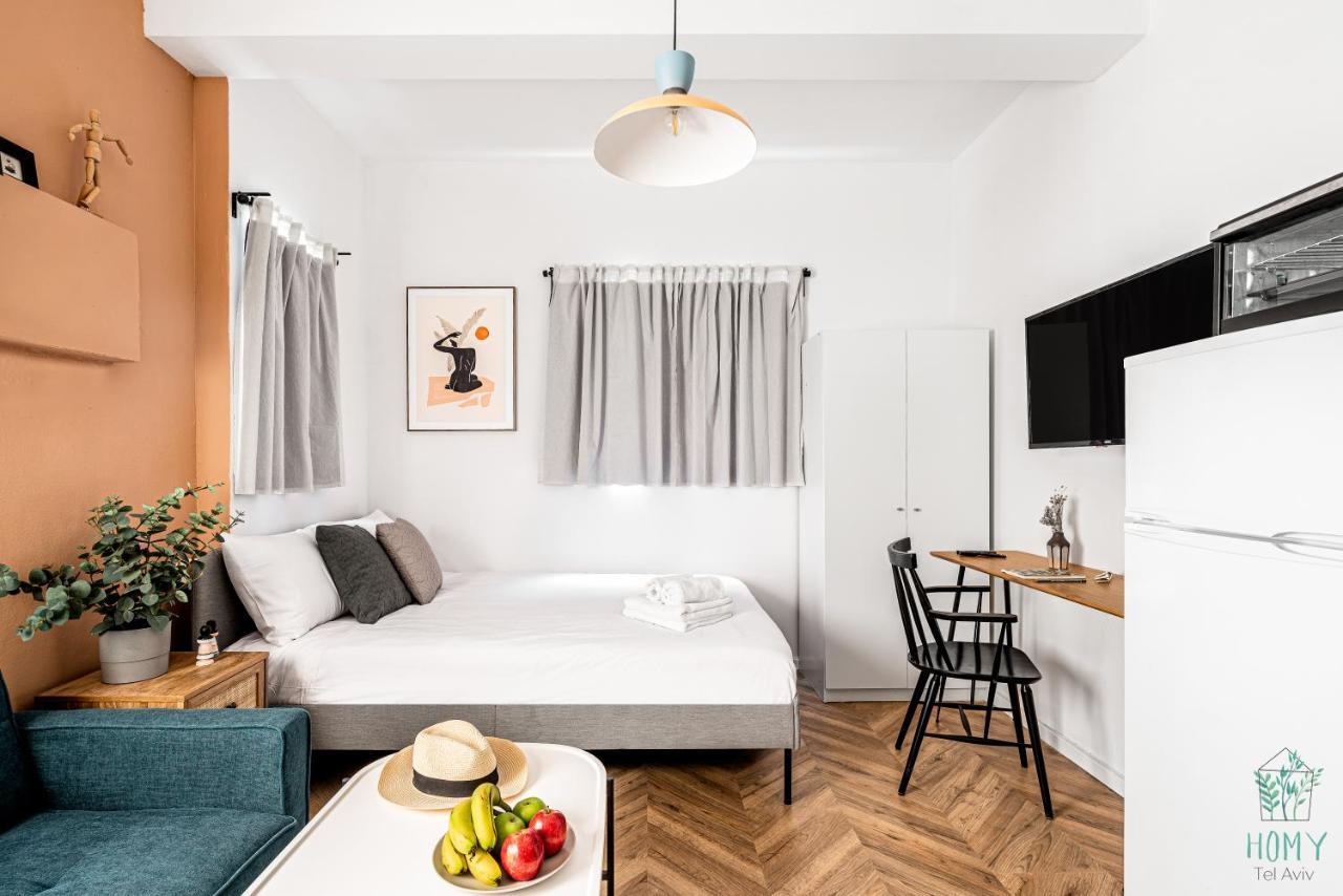 Stylish Studio Apartments On Dizengoff By Homy Tel Aviv Luaran gambar