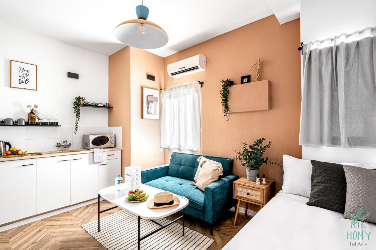 Stylish Studio Apartments On Dizengoff By Homy Tel Aviv Luaran gambar